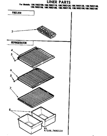 Liner parts