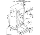Kenmore 1067693180 cabinet parts diagram
