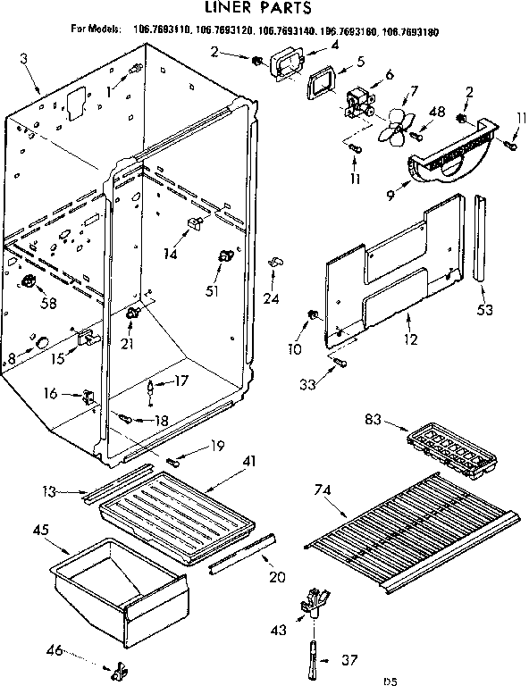 Liner parts