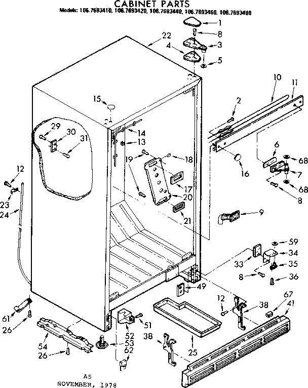 Cabinet parts