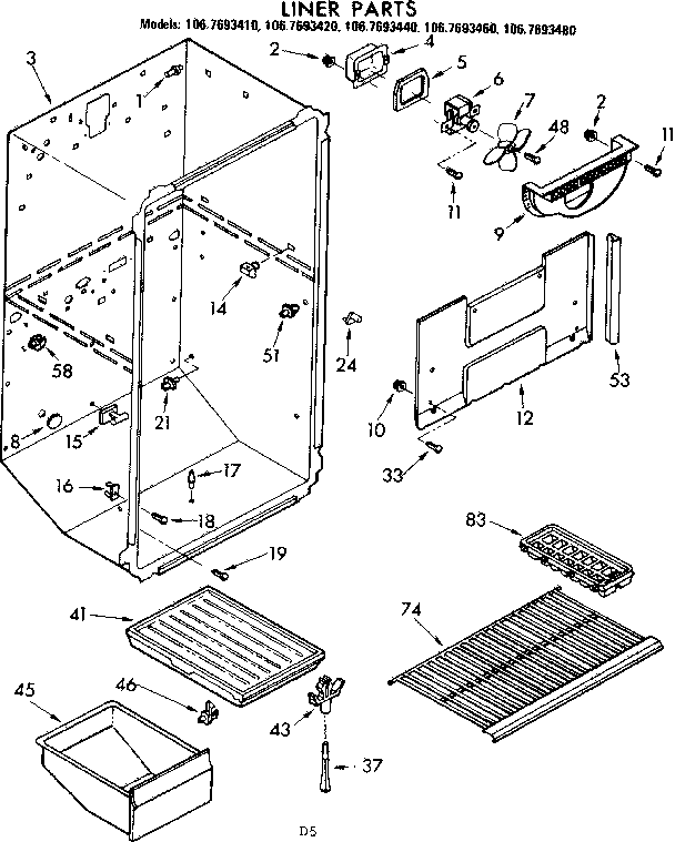 Liner parts