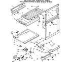 Kenmore 1067693420 breaker and partition parts diagram