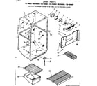 Kenmore 1067694041 liner parts diagram