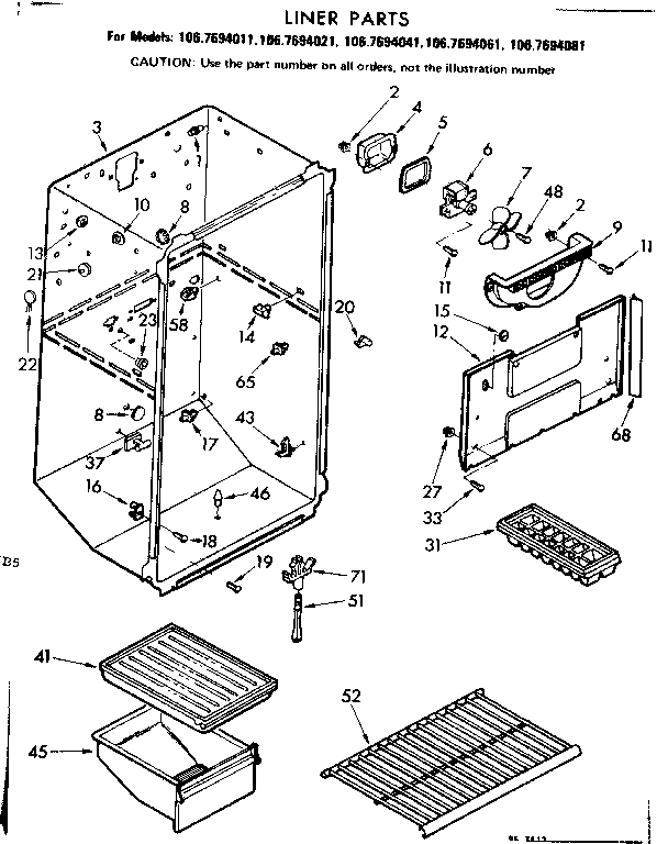 Liner parts