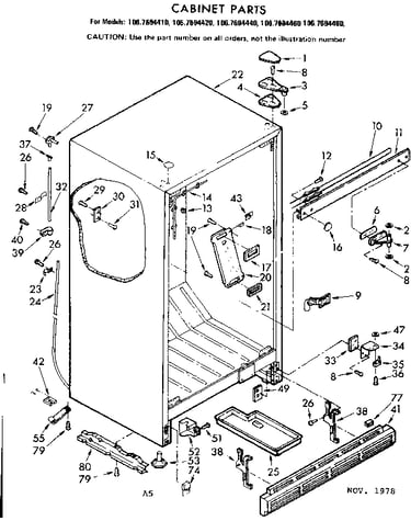 Cabinet parts