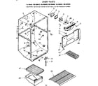 Kenmore 1067694480 liner parts diagram