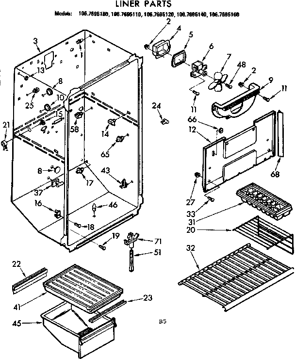 Liner parts