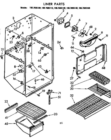 Liner parts