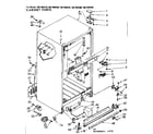 Kenmore 1067695240 cabinet parts diagram