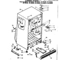 Kenmore 1067695540 cabinet parts diagram
