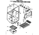 Kenmore 1067695500 liner parts diagram