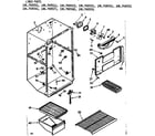 Kenmore 1067695571 liner parts diagram