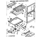 Kenmore 1067695571 breaker and partition parts diagram