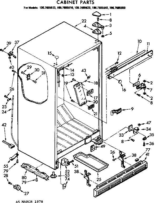 CABINET PARTS