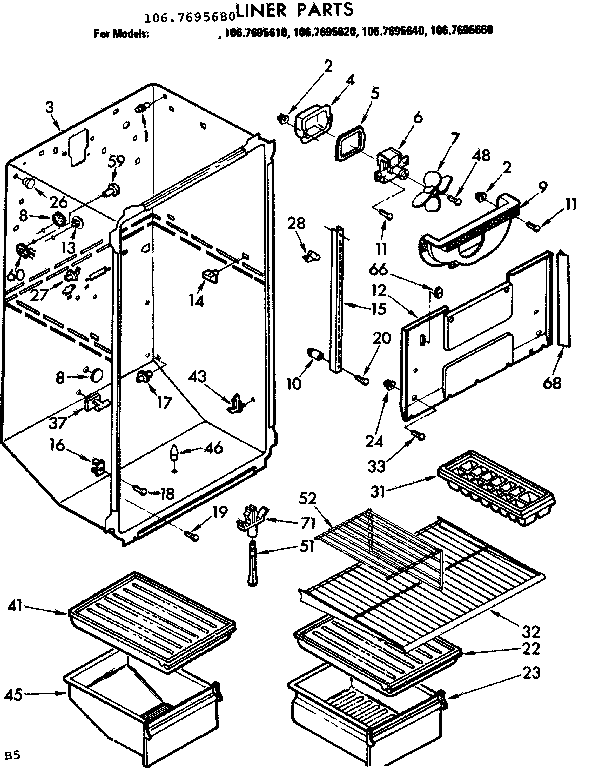Liner parts