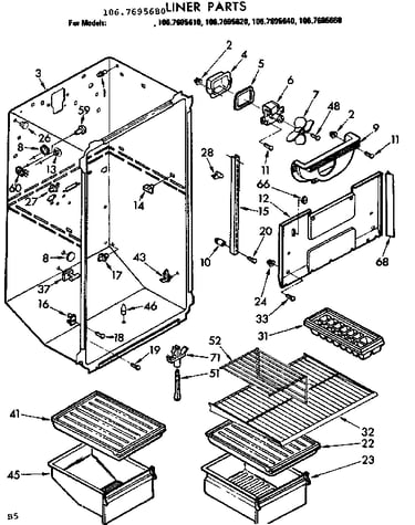 Liner parts