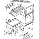 Kenmore 1067695611 breaker and partition parts diagram