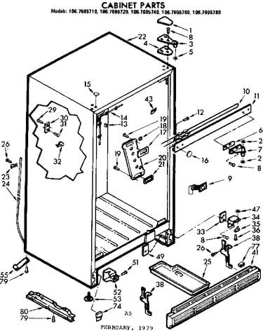 Cabinet parts