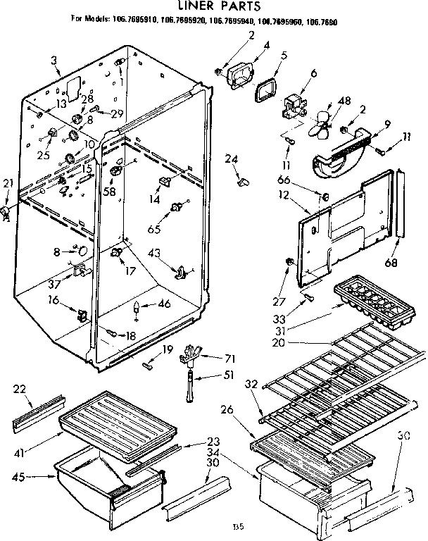 Liner parts