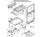 Kenmore 1067695980 breaker and partition parts diagram