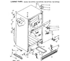 Kenmore 1067697040 cabinet parts diagram