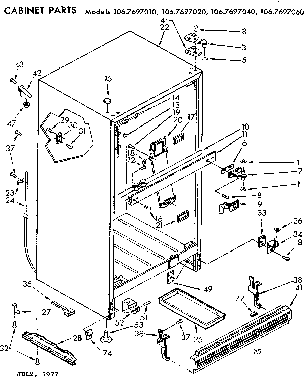 Cabinet parts