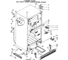 Kenmore 1067697081 cabinet parts diagram