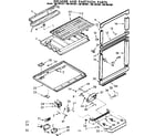 Kenmore 1067697021 breaker and partition parts diagram