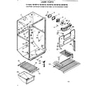 Kenmore 1067697180 liner parts diagram