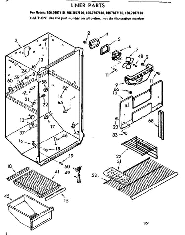 Liner parts