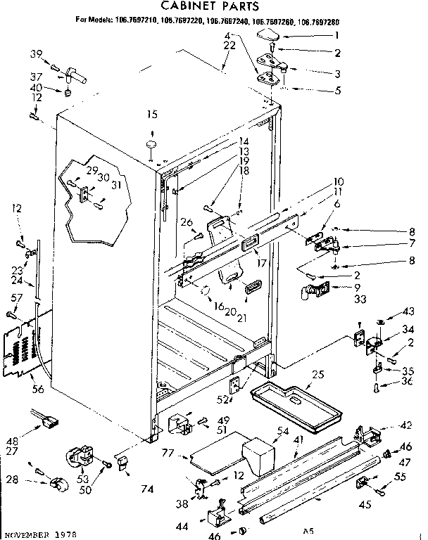 CABINET PARTS