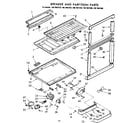 Kenmore 1067697240 breaker and partition parts diagram