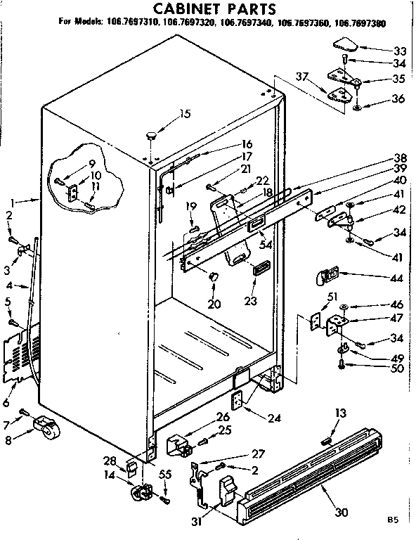Cabinet parts