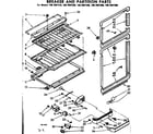 Kenmore 1067697360 breaker and partition parts diagram