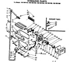 Kenmore 1067697360 icemaker parts diagram