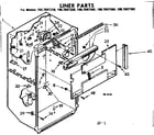 Kenmore 1067697360 liner parts diagram
