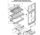 Kenmore 1067697381 breaker and partition parts diagram
