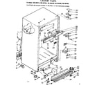 Kenmore 1067697480 cabinet parts diagram