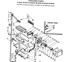Kenmore 1067697420 icemaker parts diagram