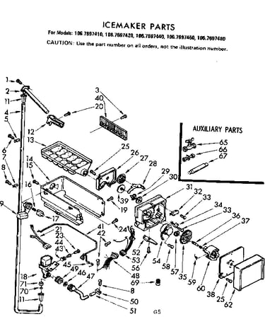 Icemaker parts