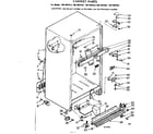 Kenmore 1067697442 cabinet parts diagram