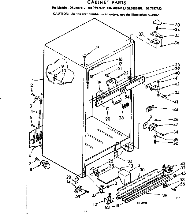 Cabinet parts