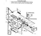 Kenmore 1067697422 icemaker parts diagram