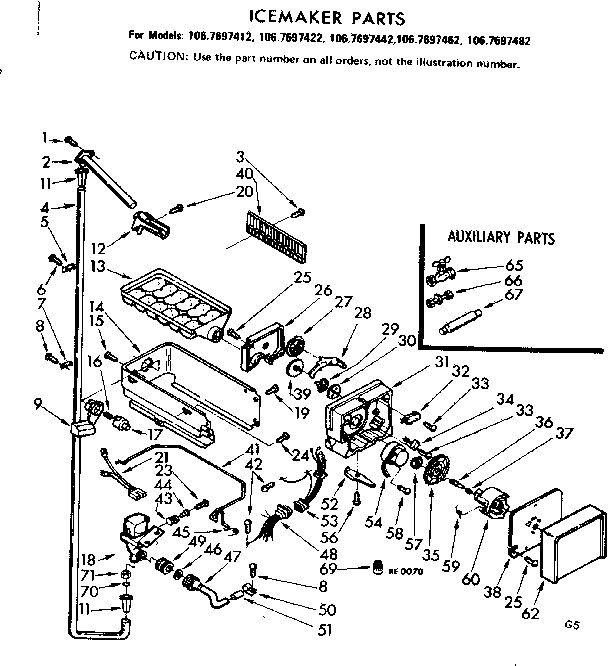 Icemaker parts