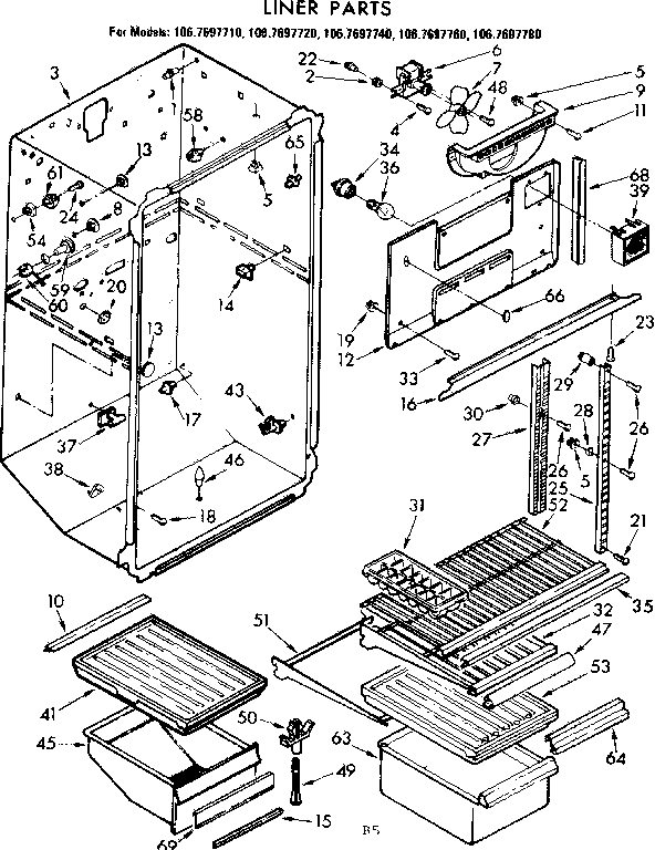 Liner parts