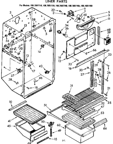 Liner parts