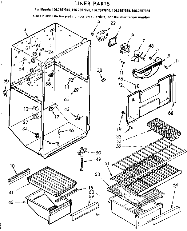 Liner parts