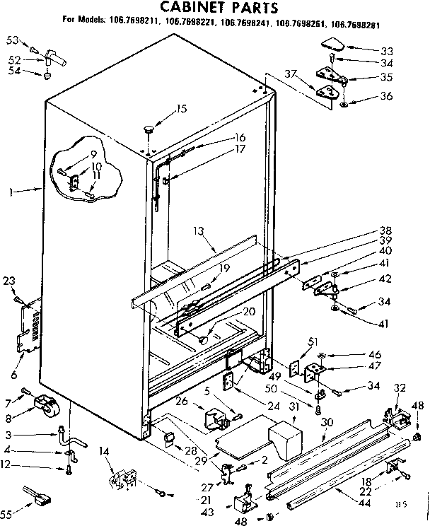 CABINET PARTS