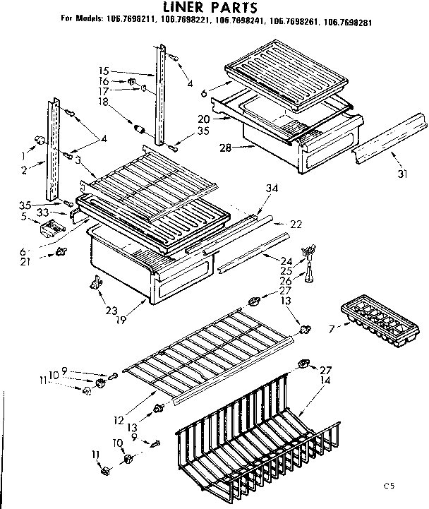 Liner parts