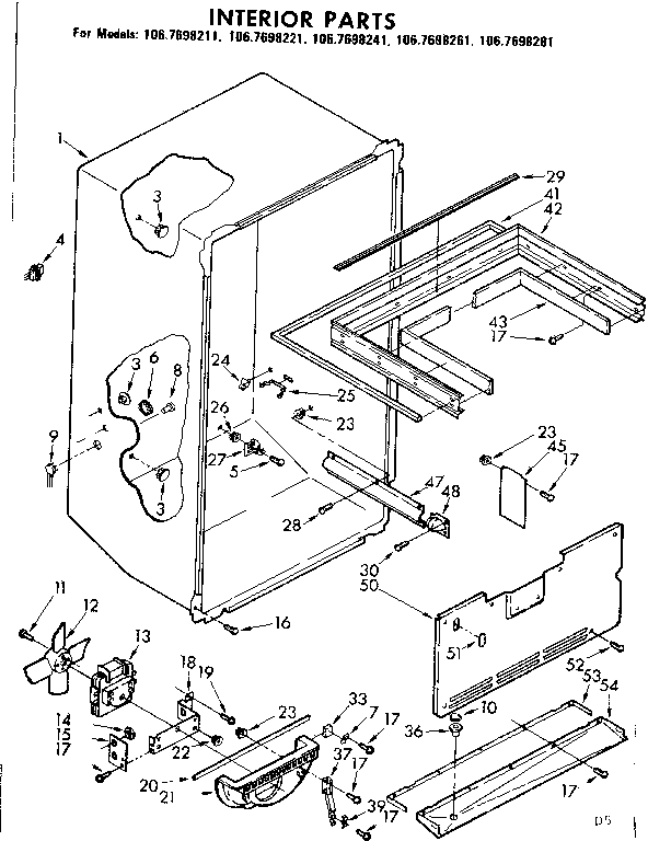 Interior parts